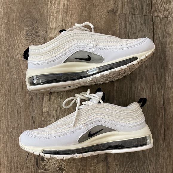 Nike Air Max 97 Summit White Black Sneakers Tennis Shoe 7 6.5 - Picture 6 of 10